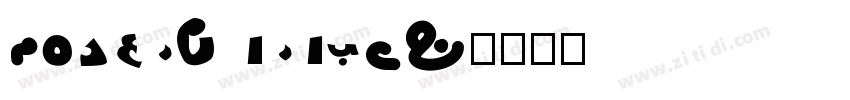 Modern arabic字体转换